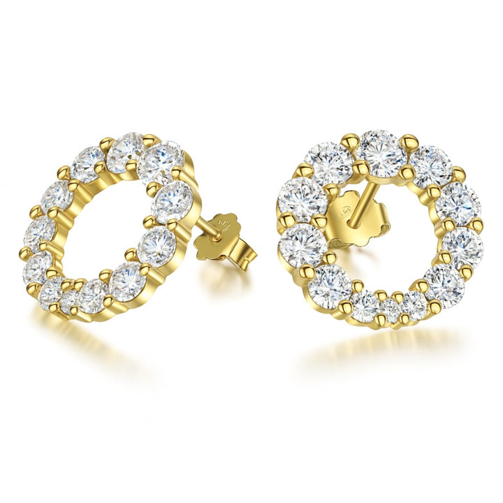Tori Cascaded Earrings Gold