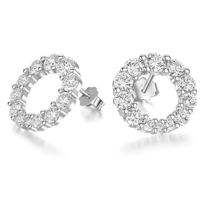 Tori Cascaded Earrings Silver