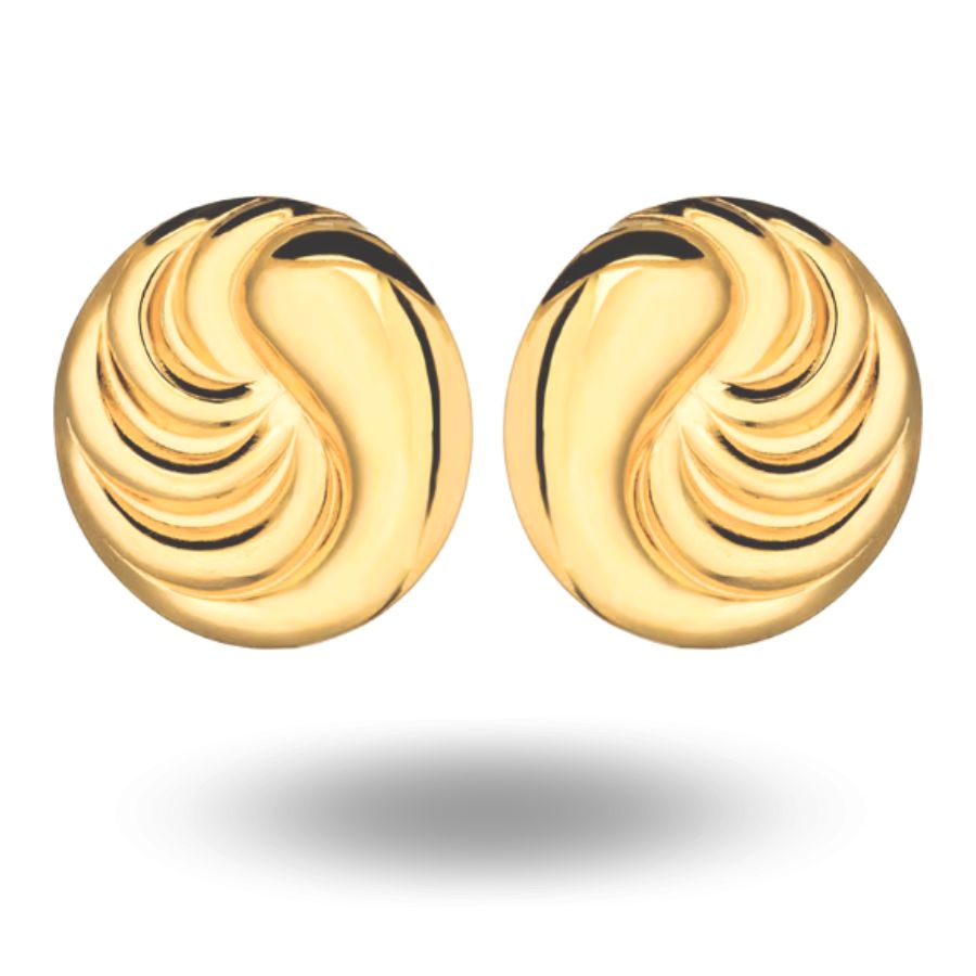 Willa Swirl Earrings Gold