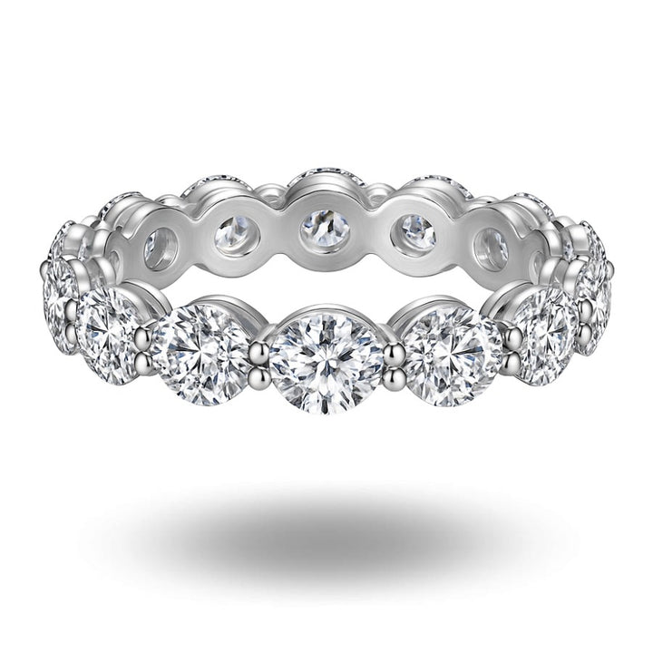 Zahra Brilliant Cut Eternity Ring