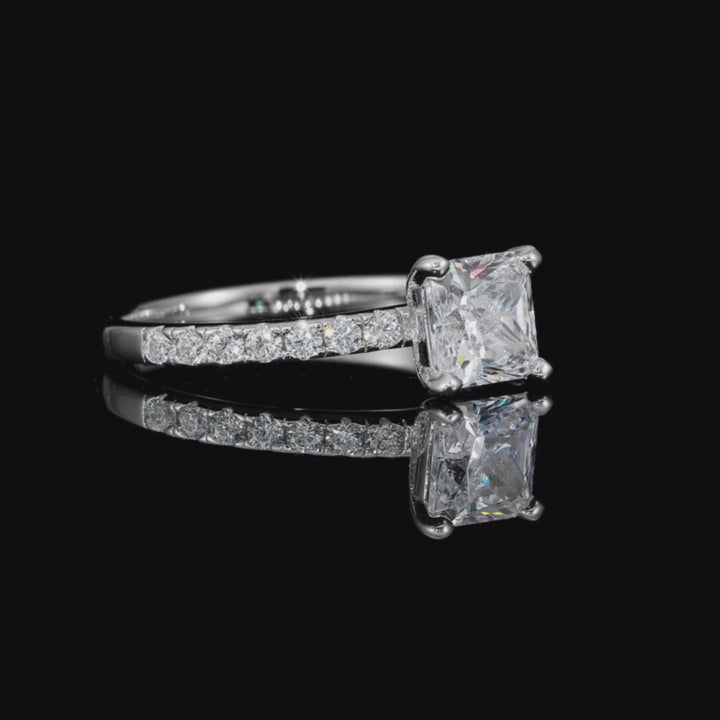 Gaia Princess Cut Ring