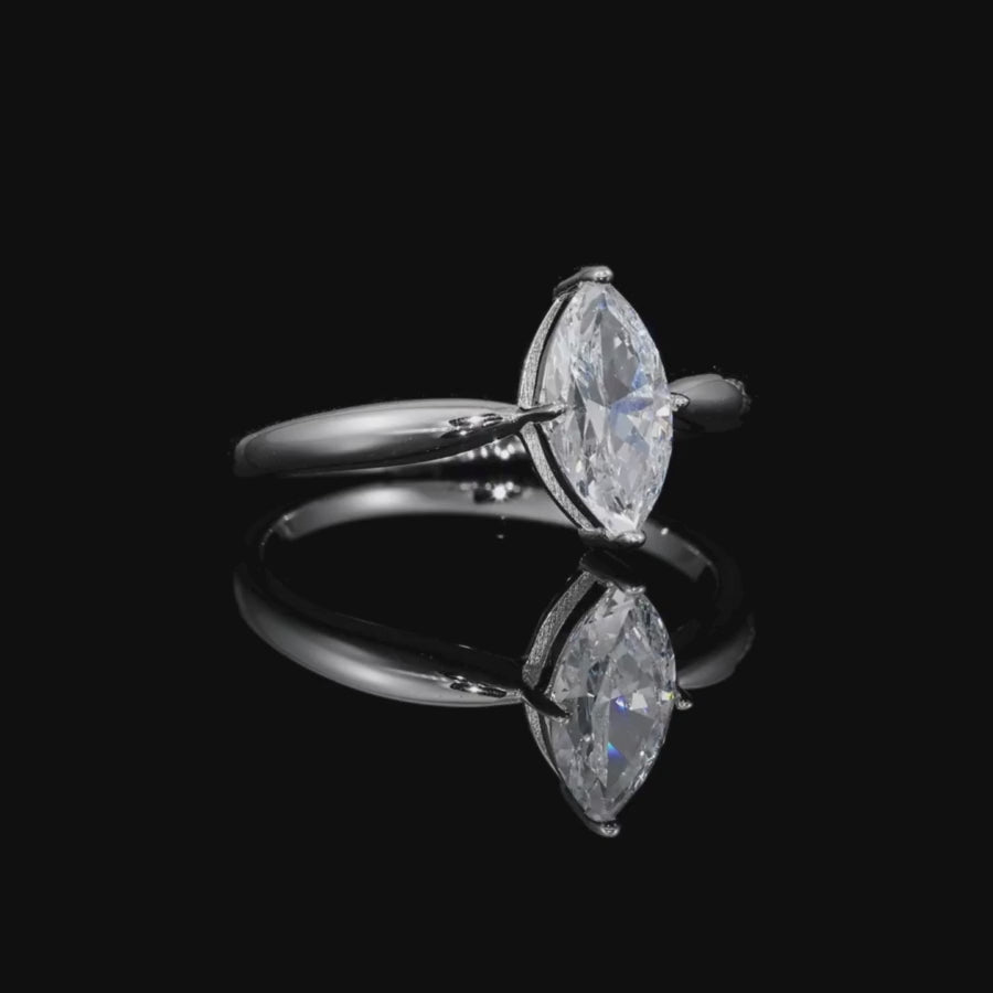 Nova Marquise Cut Ring Gold