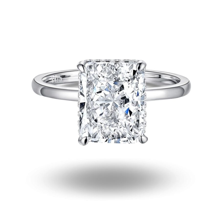 Raya Crushed Ice Ring Silver – House of Carats