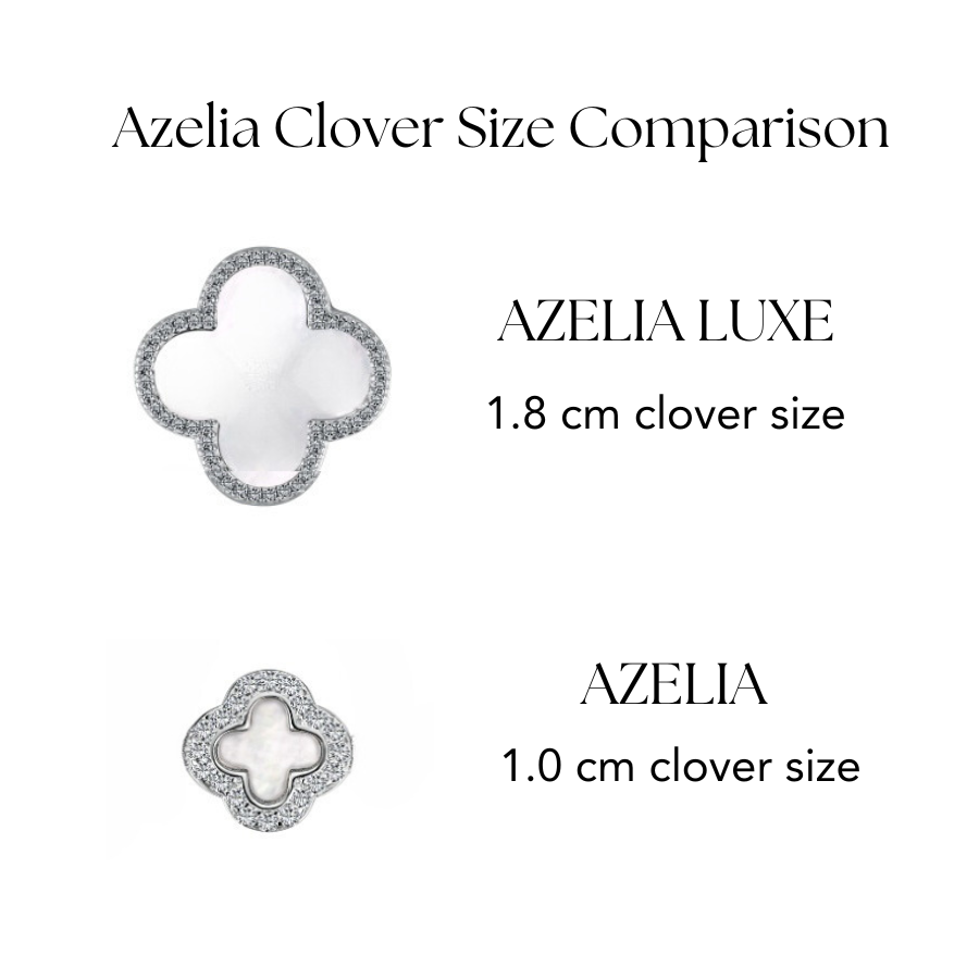 Azelia Clover Necklace Silver
