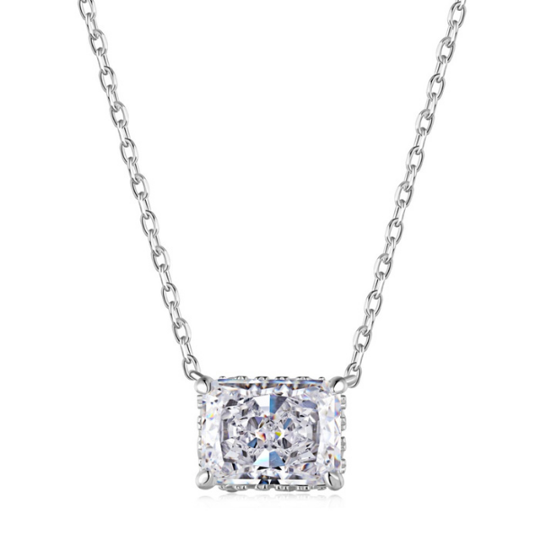 Crushed on sale diamond necklace