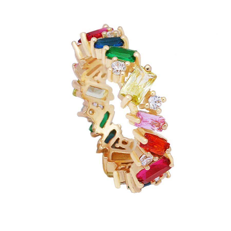 Adorned Ring Rainbow Rings House of Carats UK 