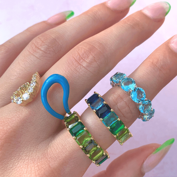 Adinas rainbow ring deals