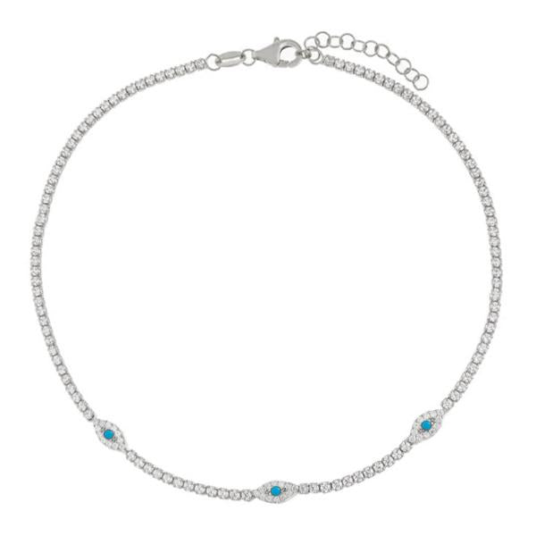 Evil Eye Tennis Bracelet