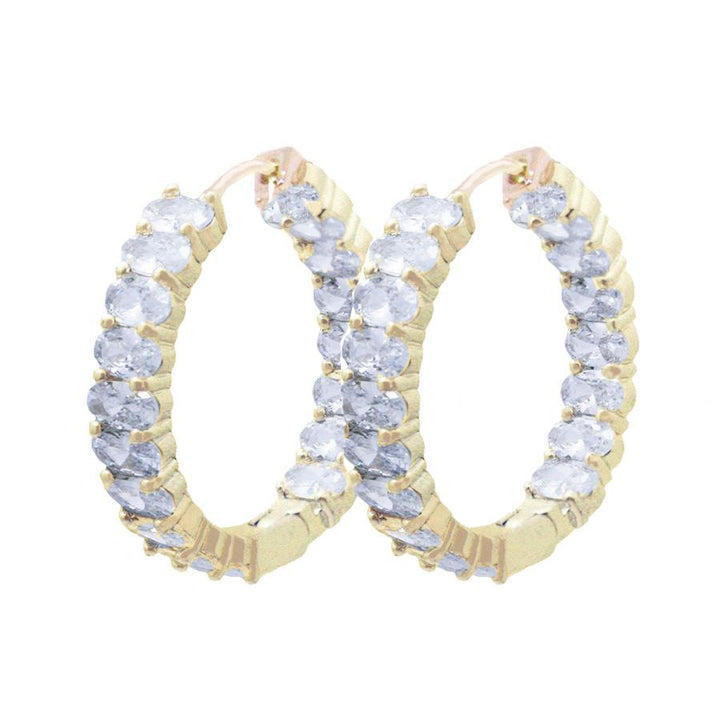 Kensington Earrings Gold - House of Carats UK