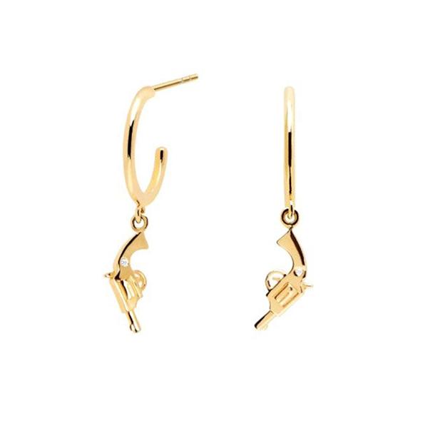 Revolver Earrings - House of Carats UK