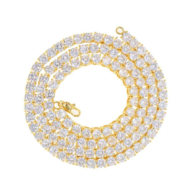 Tennis Chain Gold 5mm - House of Carats UK