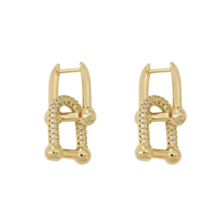 U Link Earrings - House of Carats UK