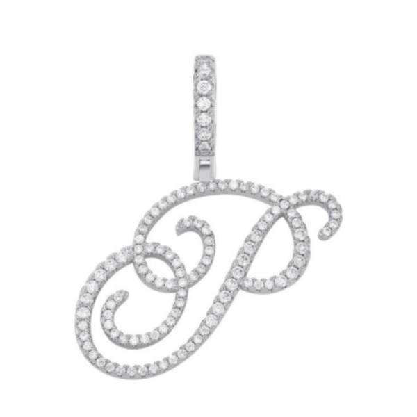 Icy Initial Necklace