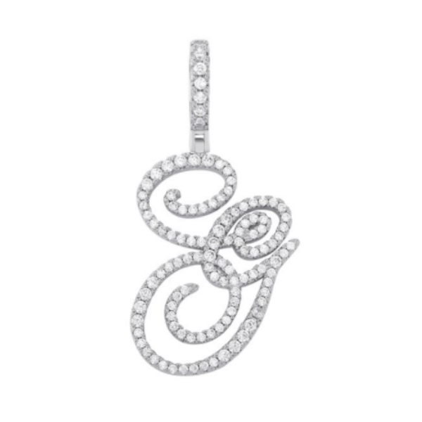 Icy Initial Necklace