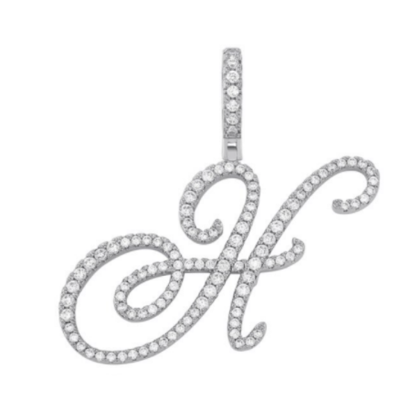 Icy Initial Necklace