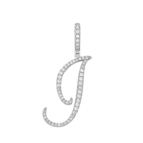 Icy Initial Necklace