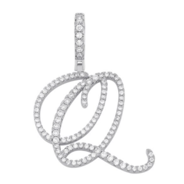 Icy Initial Necklace