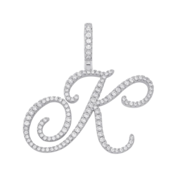 Icy Initial Necklace