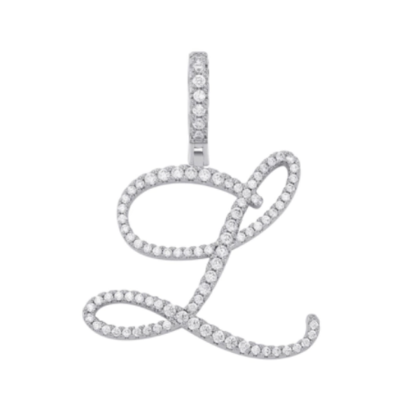 Icy Initial Necklace