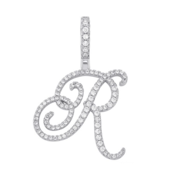 Icy Initial Necklace