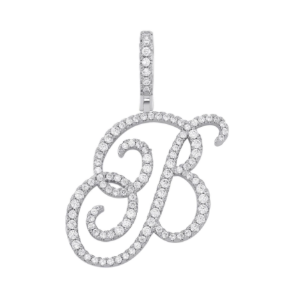 Icy Initial Necklace