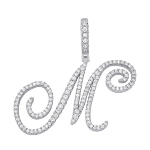 Icy Initial Necklace