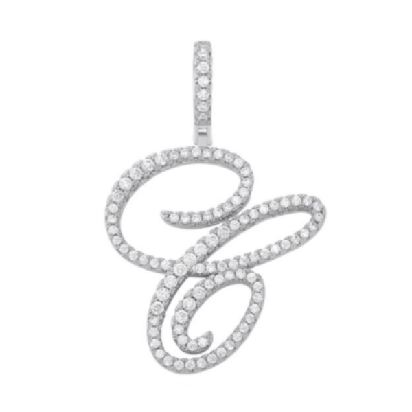 Icy Initial Necklace
