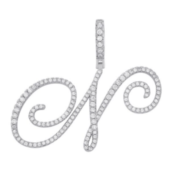 Icy Initial Necklace