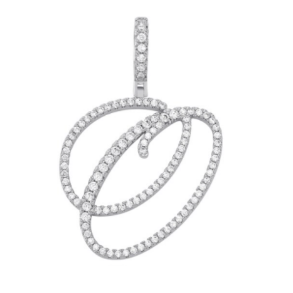Icy Initial Necklace