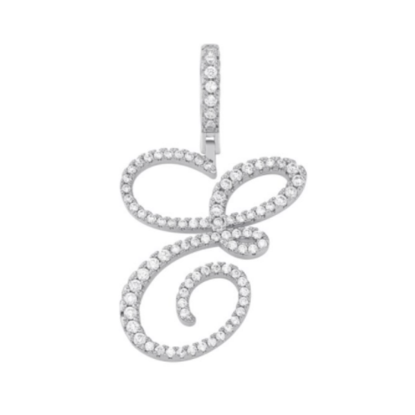 Icy Initial Necklace