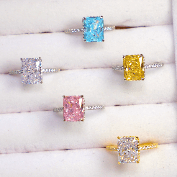Brea Crushed Ice Ring Gold