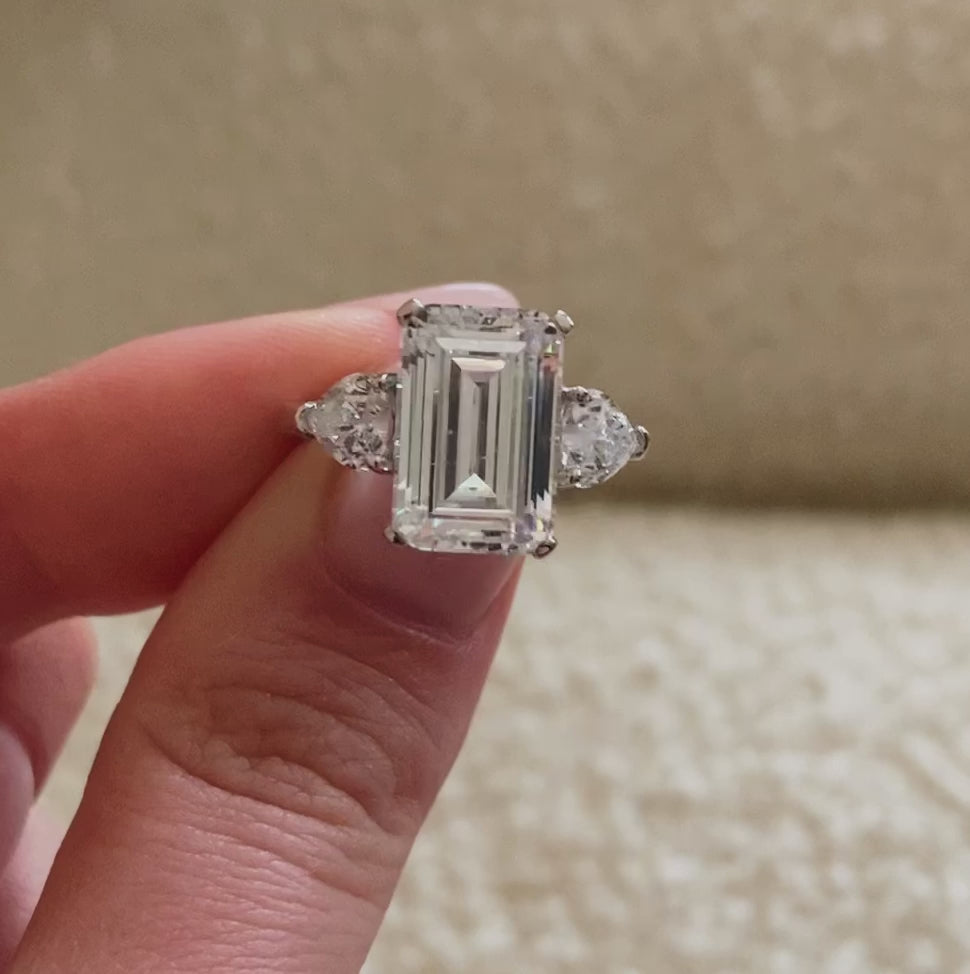 Kasia Emerald Cut Ring