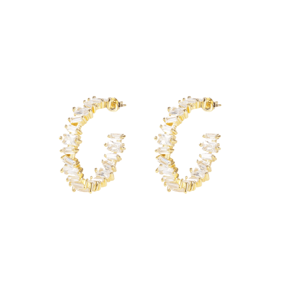 Glisten Earrings Small Gold