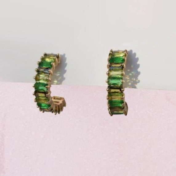 Green Vibes Earrings Small