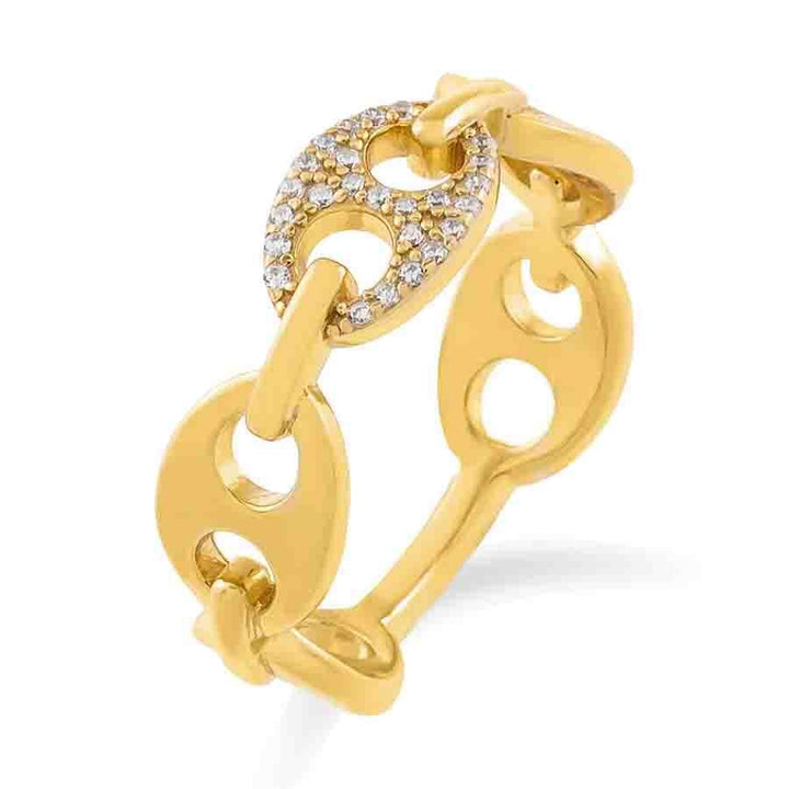 Pave Mariner Chain Ring